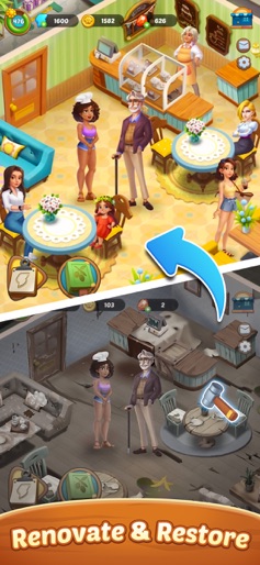 Seaside Escape®: Merge & Story screenshot 4