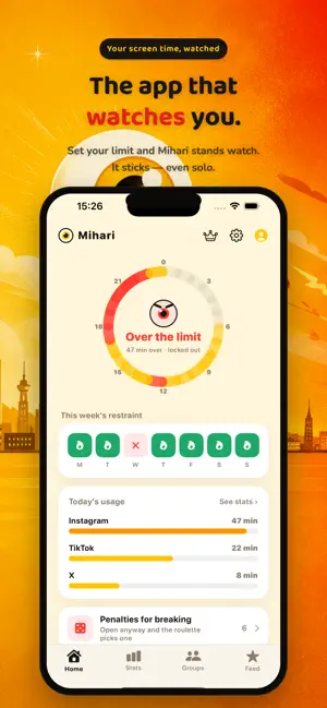 Mihari: Screen Time Watchdog screenshot 1