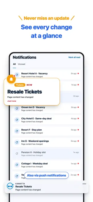 Kawatta - Website Monitor screenshot 4