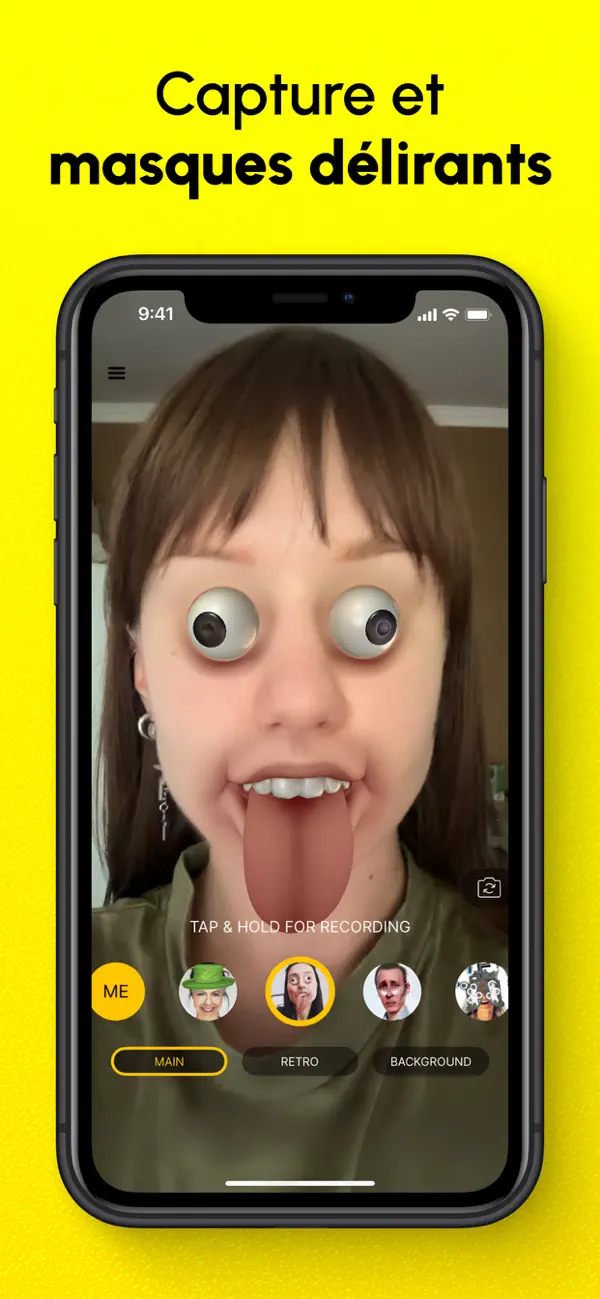 Screenshot #2 pour Effets visage, filtres, émojis