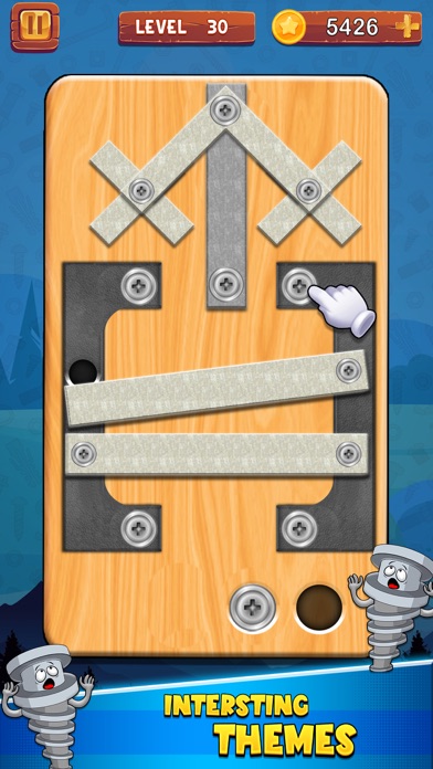 Wood Nuts Color Sorting Games Screenshot