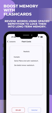 Memo: Learn German Words Screenshot 2 of 6