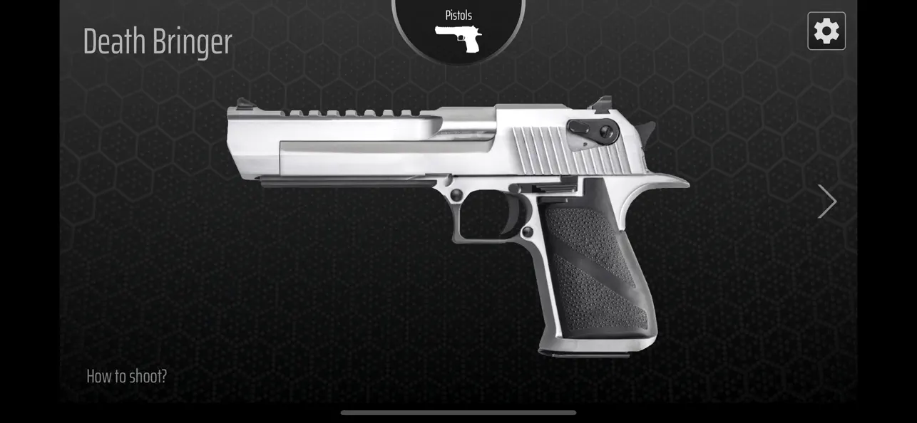 Screenshot #1 pour Gun Simulator - Shake to shoot