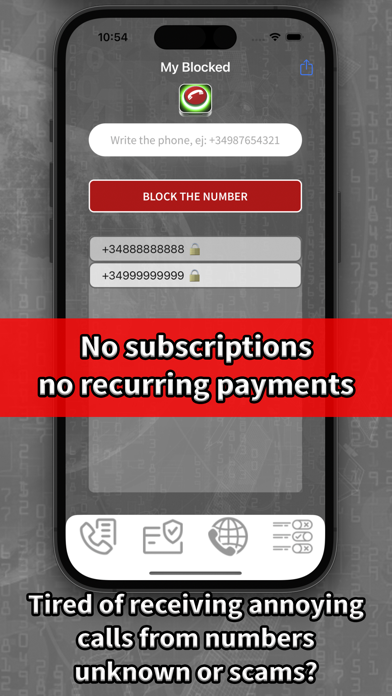 Call and Records Screenshot