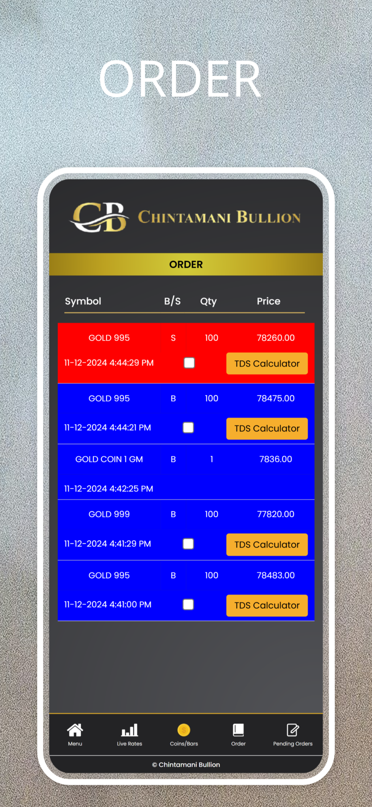 Chintamani Bullion screenshot 5