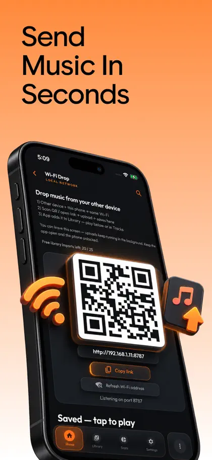 Screenshot 3 von 5 zu Larк Music Player: Offline mp3