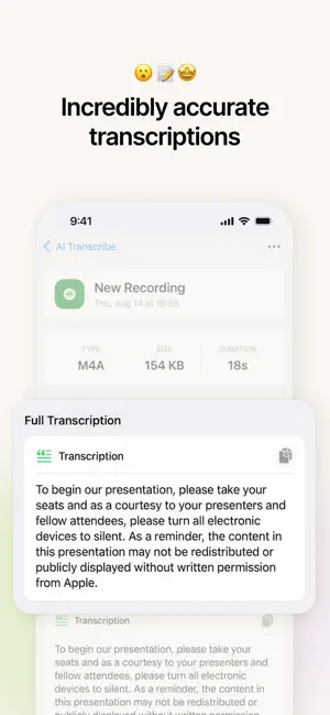 AI Transcribe by Evernote screenshot 3