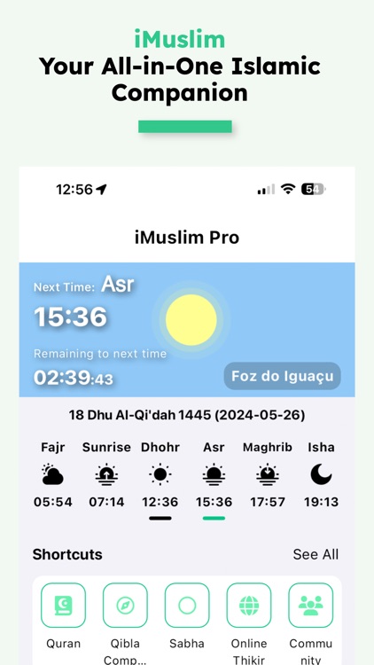 iMuslim: Quran Prayer Athan