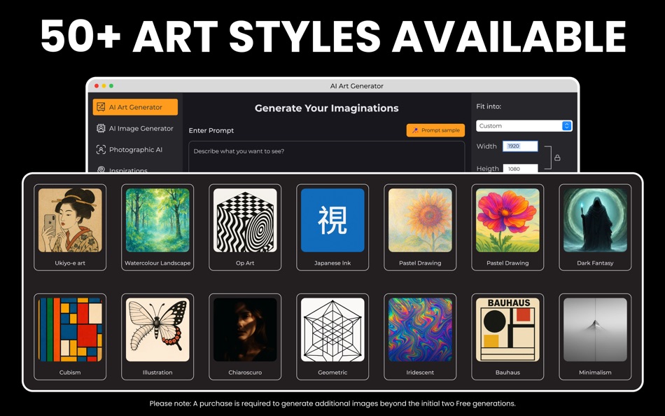 #4. AI Image Generator & Photo Art (macOS) Podle: Tuqeer Ahmad