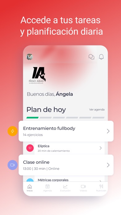 Iñigo Abad Entrenamiento app screenshot