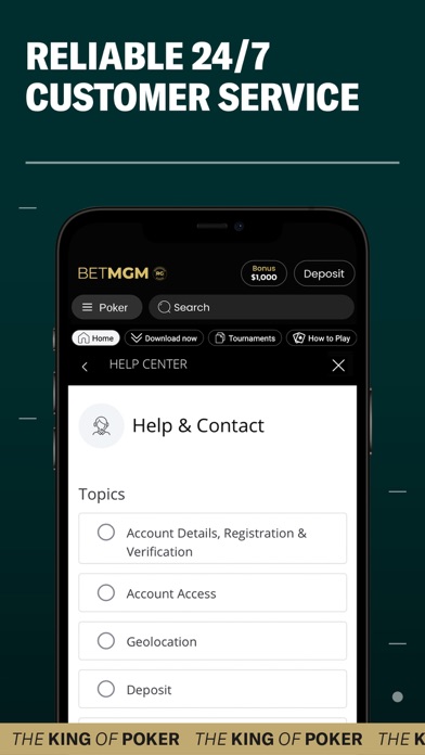 BetMGM Poker | PA Casino Screenshot