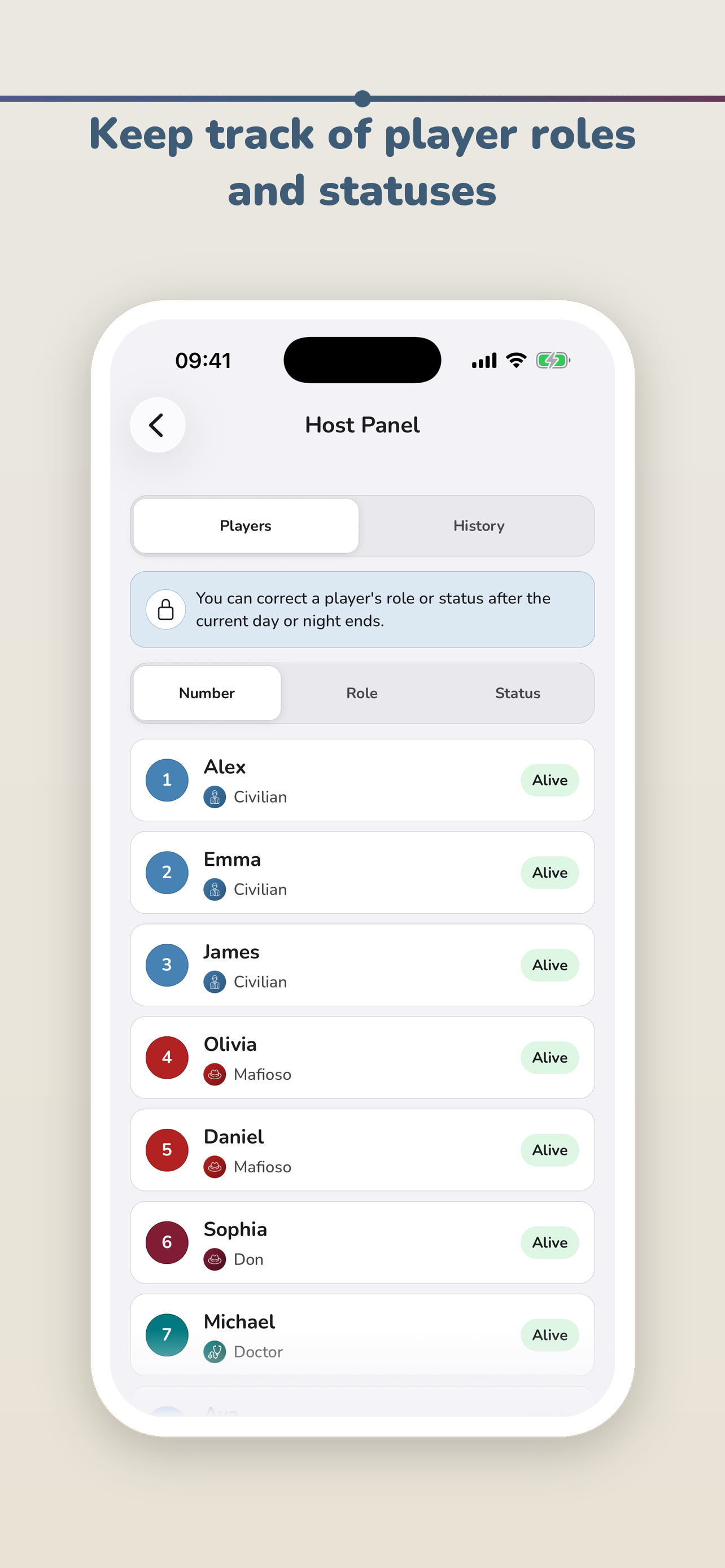 Mafia: Party Game Host screenshot 7