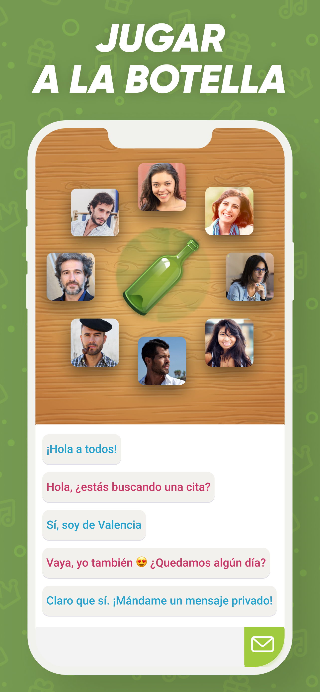 Spin the Bottle:Chat aleatorio
