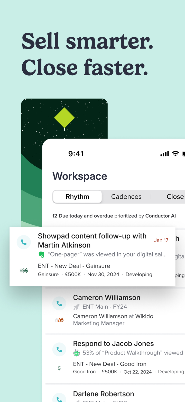 Salesloft Mobile screenshot 1