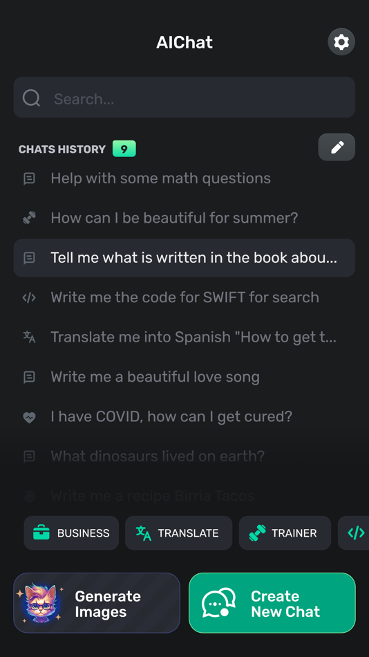 #2. AIChat - Chat Bot AI Assistant (iOS) Podle: Andrei Shpileuski