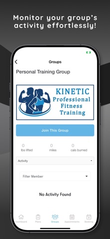 Kinetic Fitness Training iPhone screenshot