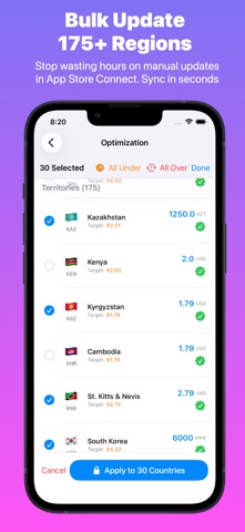 PriceLocus：应用价格本地化与全球内购订阅定价 screenshot