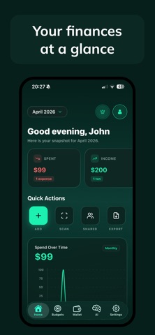 Ovlo: AI Expense Tracker Screenshot 2 of 7