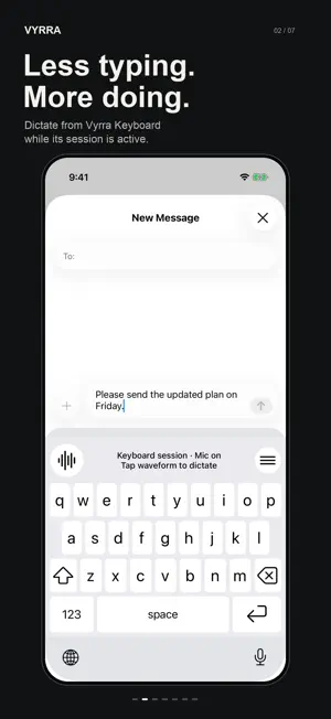 Vyrra: AI Voice to Text screenshot 2
