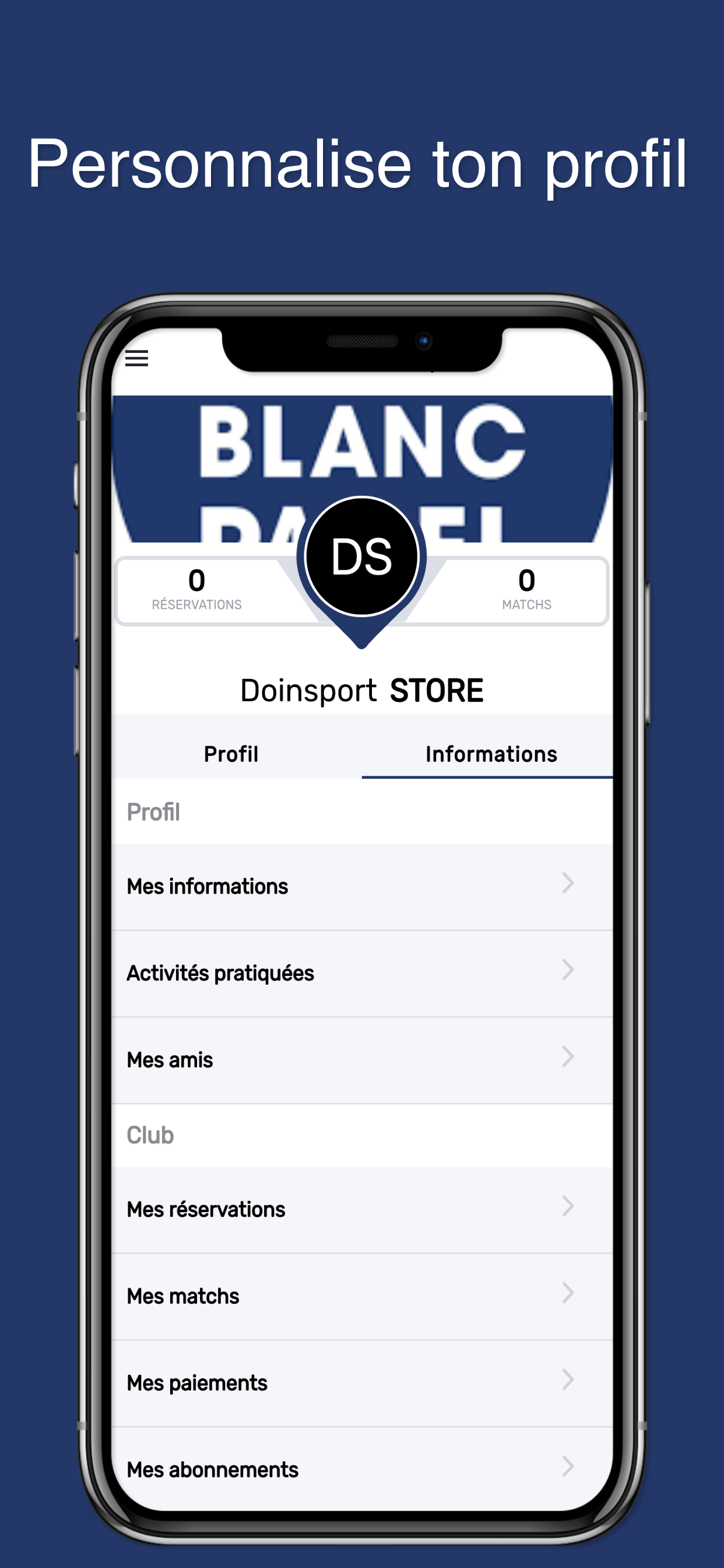 MONT BLANC PADEL screenshot 4