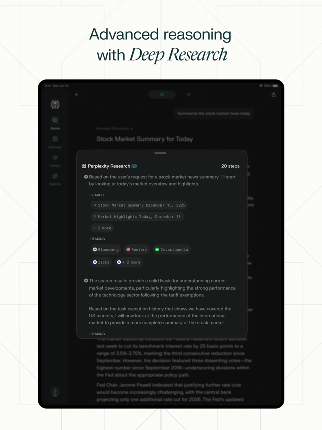 Perplexity - AI Search & Chat Screenshot