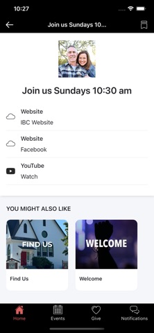 IBC_Inspiration Bible Church screenshot