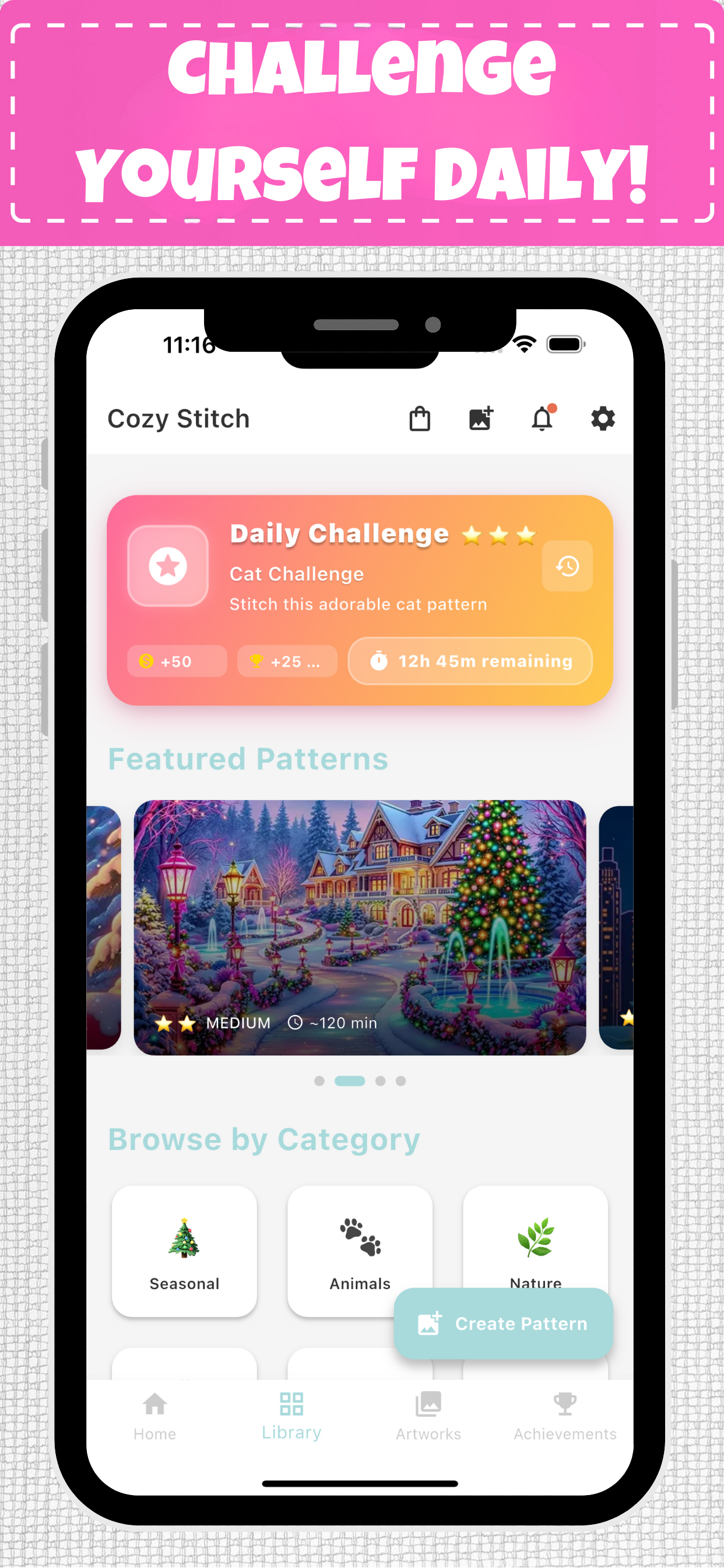 Cozy Stitch: Color by Number