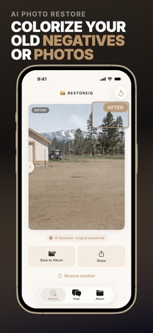 Fix Old Photos AI: RestoreIQ iPhone screenshot