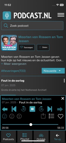 Podcast.NL - podcast luisteren screenshot