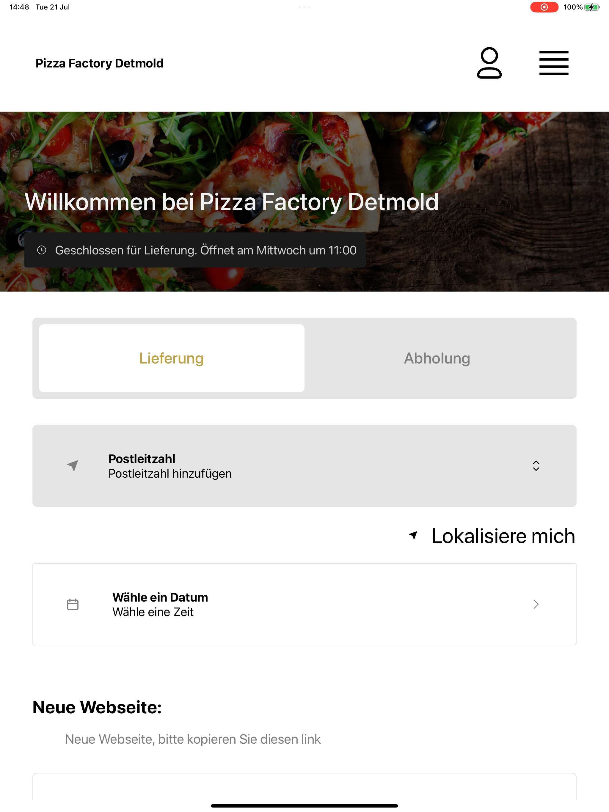 Pizza Factory Detmold screenshot 10