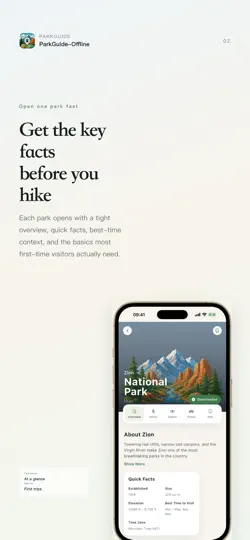 Screenshot von ParkGuide-Offline auf dem iPhone 2