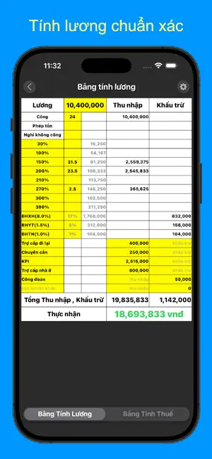 Bảng chấm công (Pro) iPhone screenshot 4