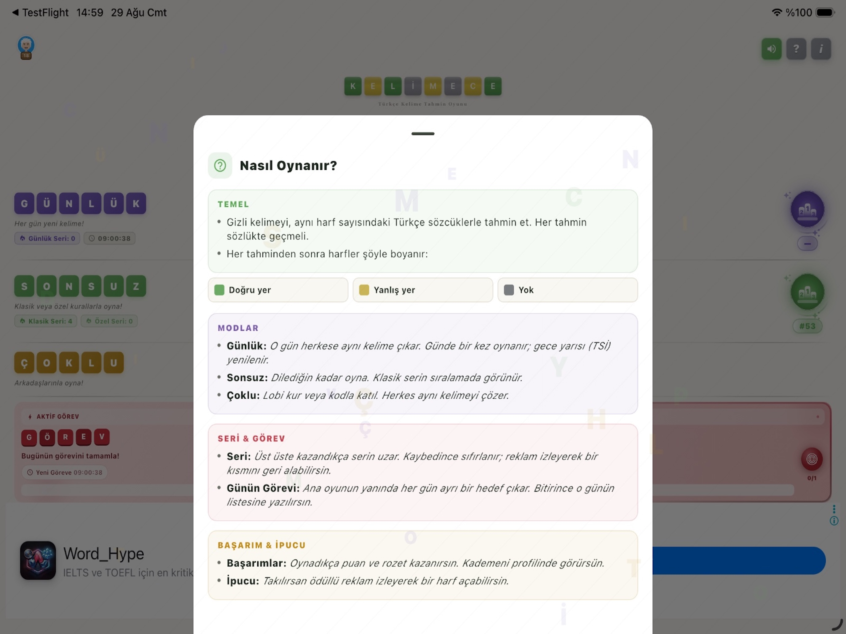 Kelimece TR screenshot 10