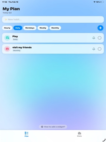 MicroHabit - Daily Tracker iPad screenshot