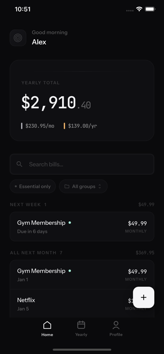Bill View - Bill Tracker Screenshot 3 of 6