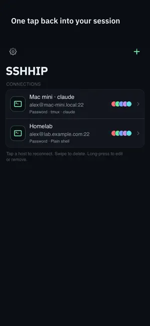 SSHHIP iPhone screenshot 5