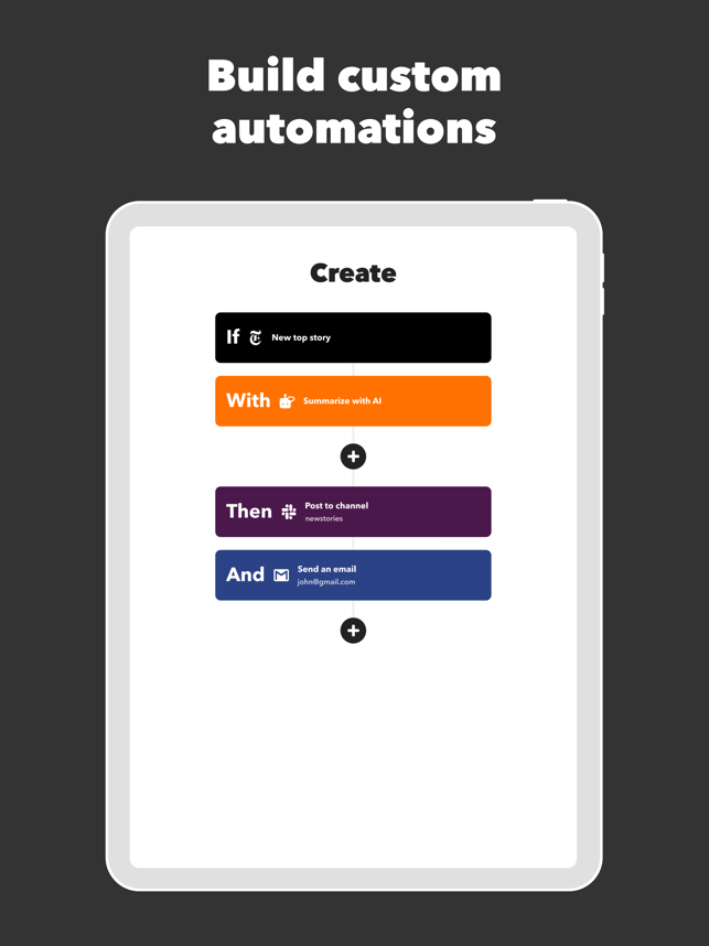 ‎IFTTT - Automatisierung Screenshot