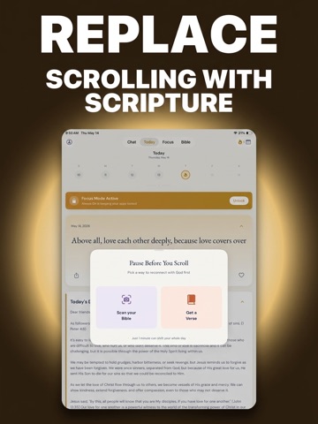 Verse Alert: Bible Chat iPad screenshot