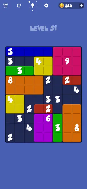 Shikaku Blocks screenshot 2