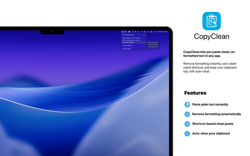 CopyClean screenshot