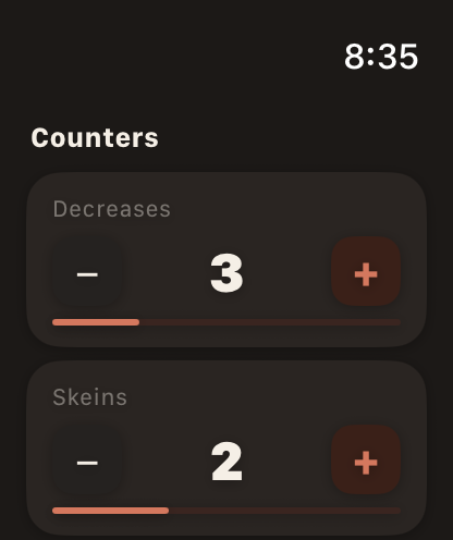 Knitting Counter Lamagate screenshot 6