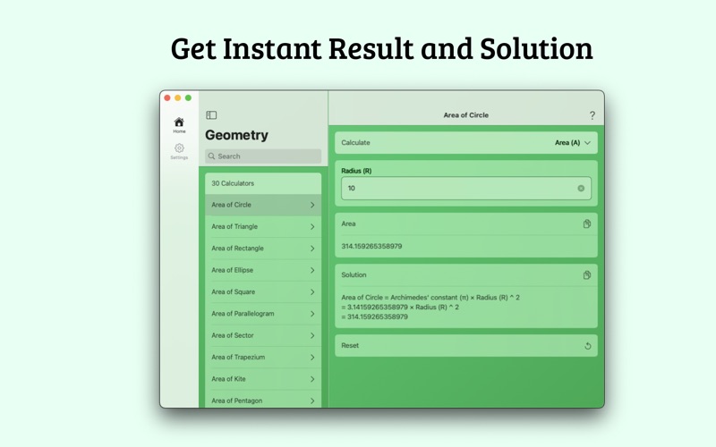 Screenshot #2 pour Geometry Calculator