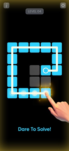 Single Line Block Fill Puzzle screenshot 5