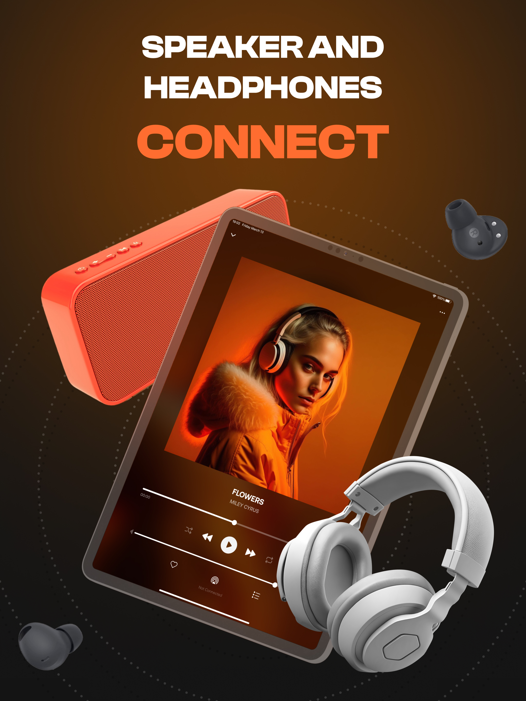 Speaker & Headphones Connect