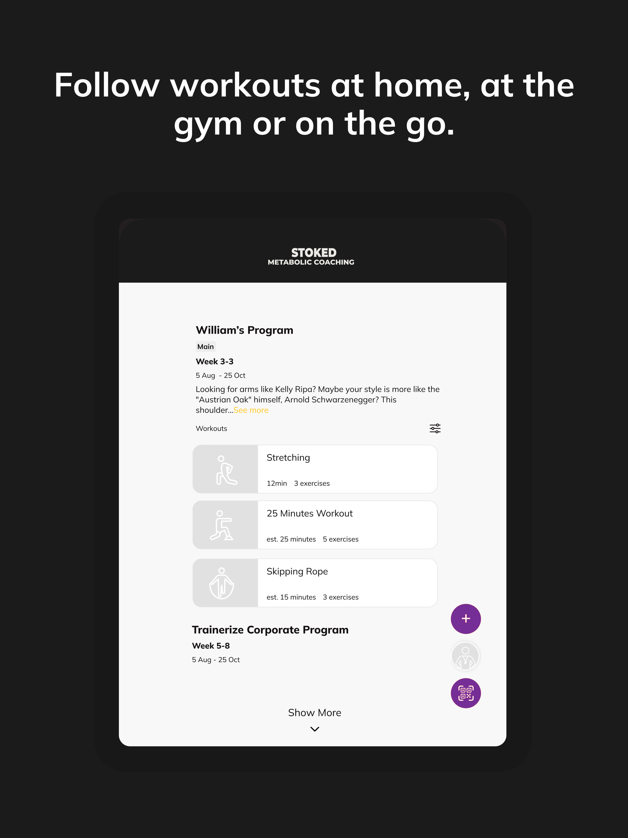 Stoked Metabolic Coaching screenshot 14