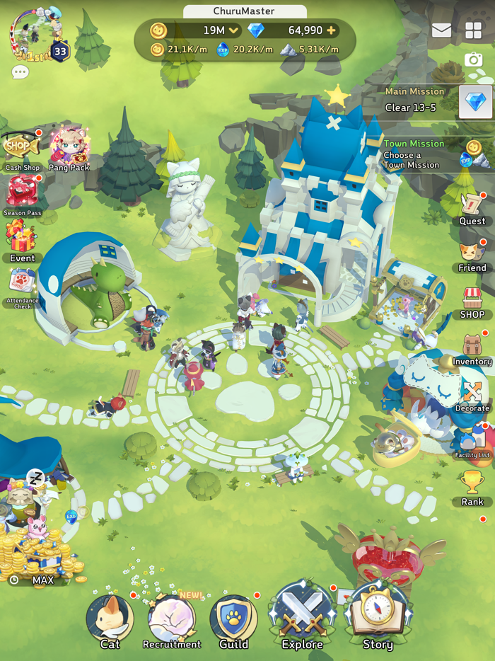 Meow kingdomcute cat idle rpg