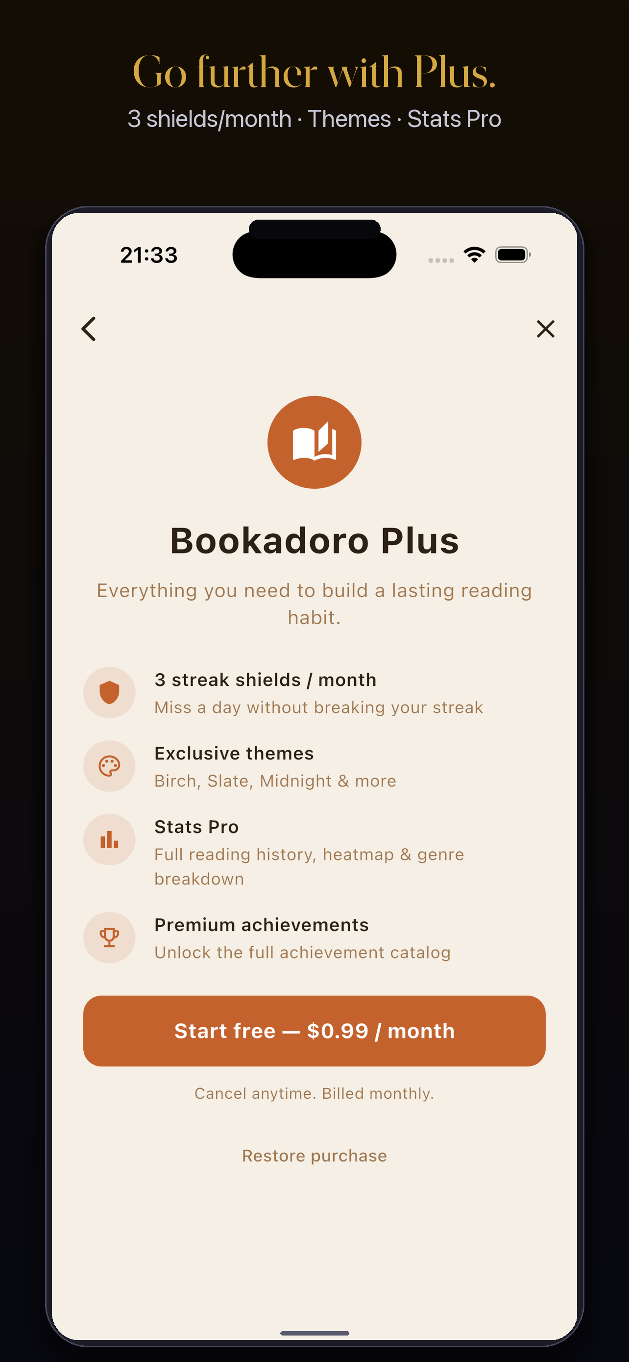 Bookadoro: Reading Timer
