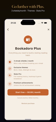 Bookadoro: Reading Timer Screenshot 8 of 8