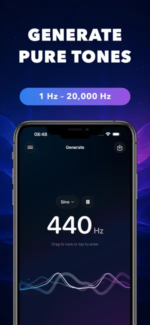 Frequency Generator - Waves screenshot 2