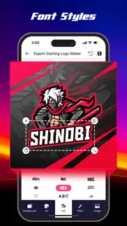 gaming logo maker for esports iphone resimleri 3